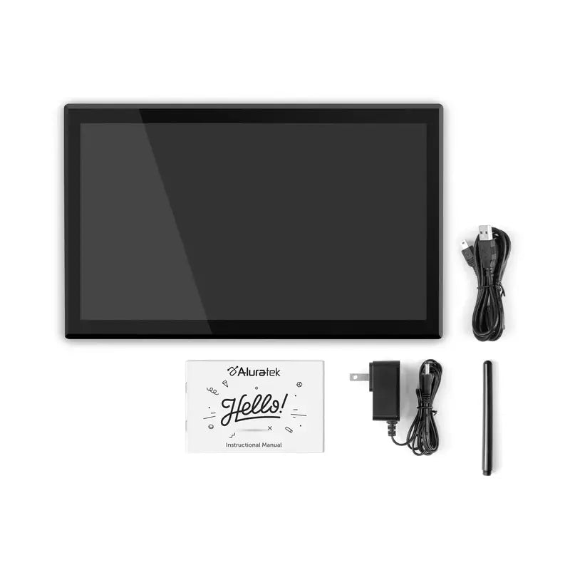 Aluratek 17.3 Inch WiFi Digital Picture Frame with Touchscreen IPS LCD Display - Perfect for Home, Office, and Gift Giving
