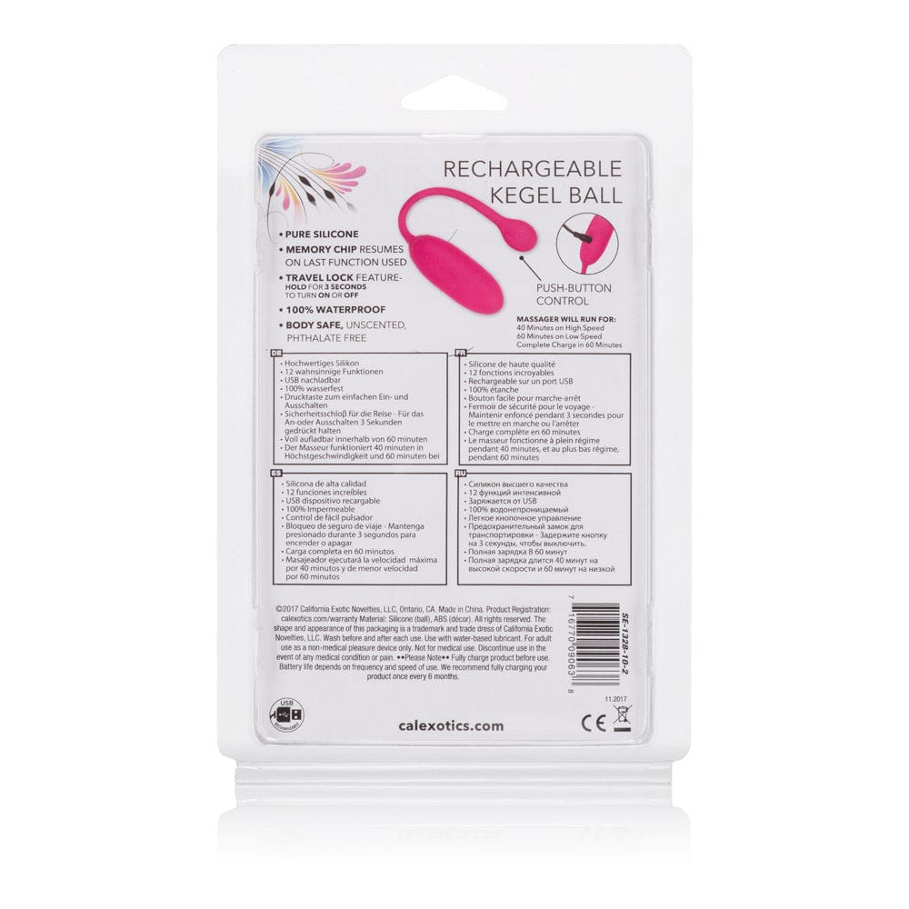 Premium Rechargeable Kegel Exercise Ball for Women - Strengthen Pelvic Floor Muscles, Postpartum Recovery & Bladder Control - Perfect for Home Workouts & Post-Pregnancy Fitness