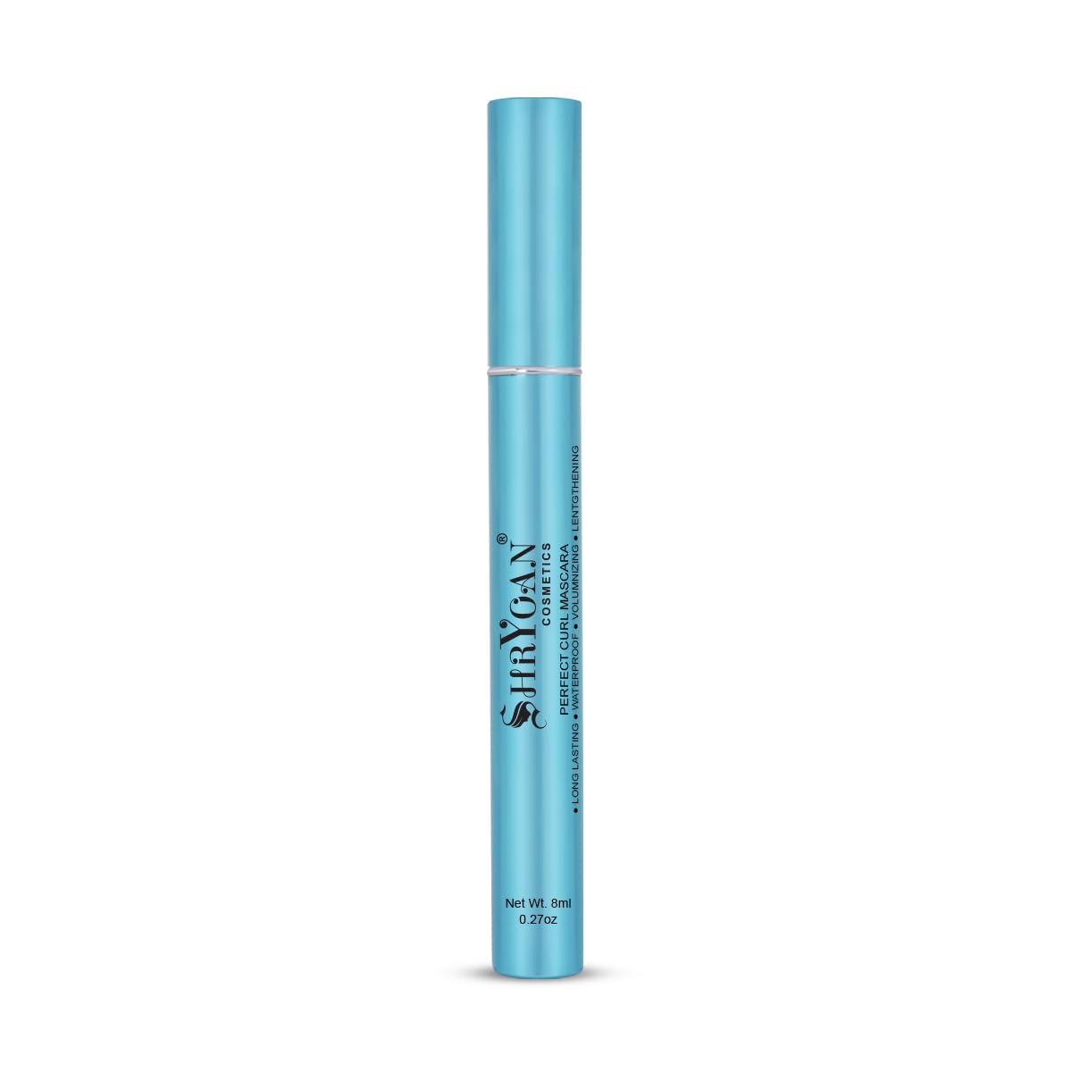 Shryoan Cool as Ice Volumizing Mascara - Waterproof, Smudge Proof, Long Lasting with Matte Finish (8ml, Black) | Perfect for Daytime Wear, Night Out & Special Occasions