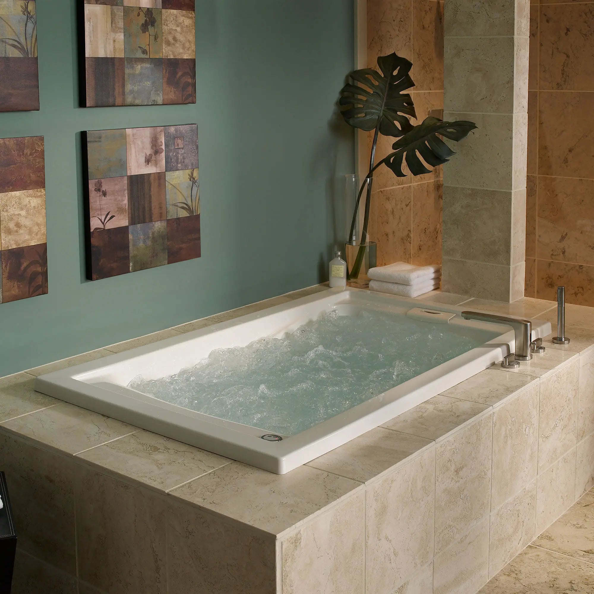 Evolution® 60 x 36 Inch Deep Soak® Drop-In Bathtub with EverClean® Air Bath System - Luxurious Spa Experience for Relaxation & Hydrotherapy at Home