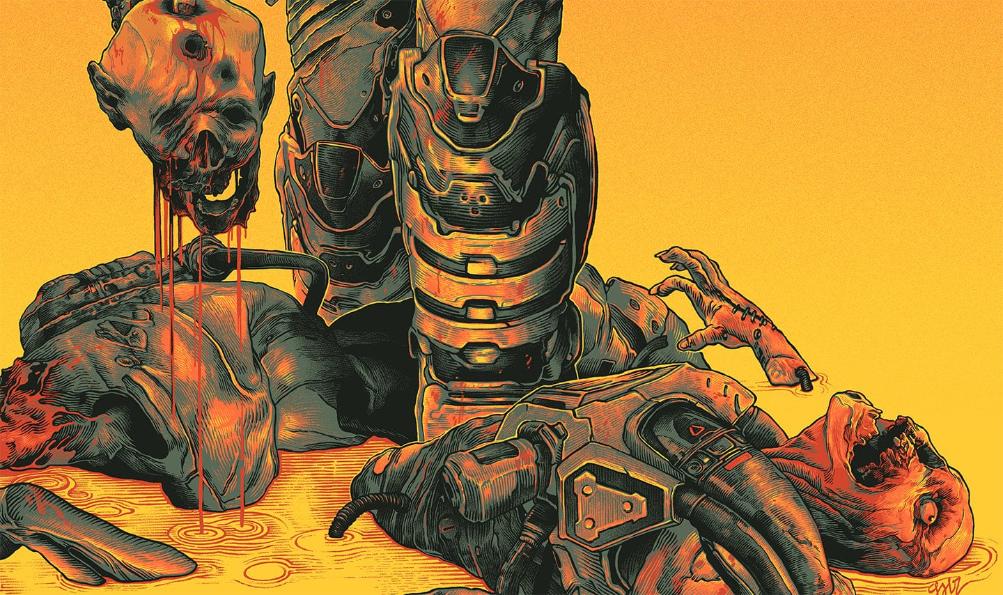 Doom (Lava Variant) Poster - High Quality Video Game Wall Art for Gamers & Collectors - Perfect for Bedroom, Game Room & Office Decor