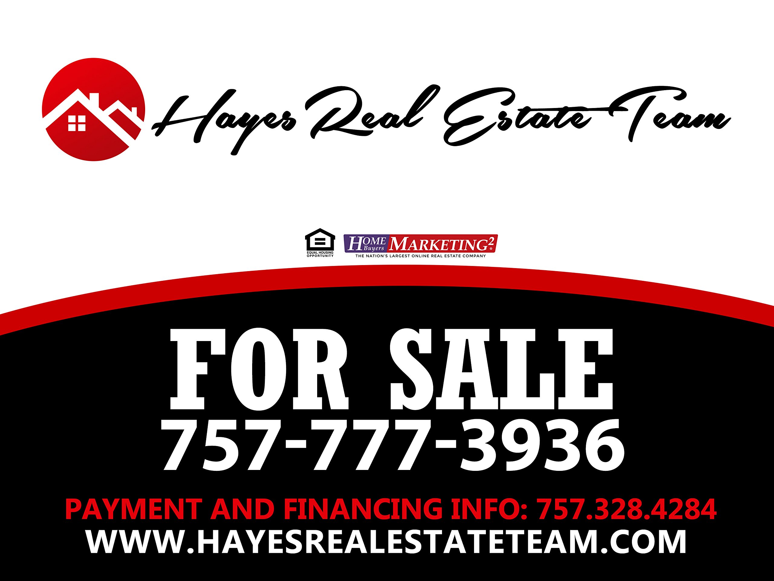 Hy-Ko Plastic For Sale Sign 18x24 in - Yard & Home Sales