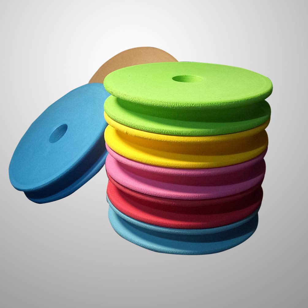 10pcs Fishing Line Spools - Foam Spool Winding Plates for Fishing Leaders & Snell Rigs (Random Colors) | Great for Freshwater & Saltwater Fishing, DIY Tackle Organization