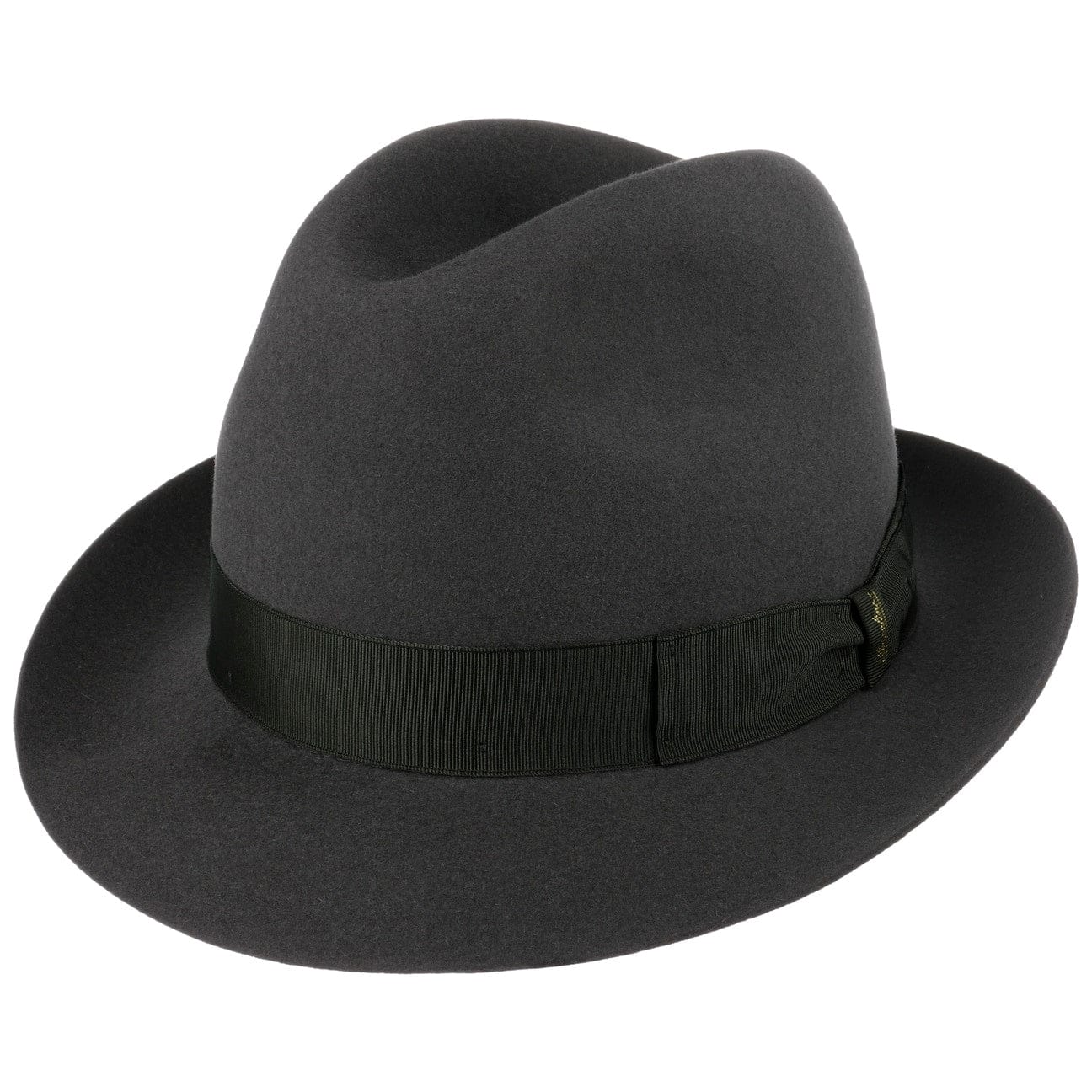 Borsalino Georgio Fur Felt Hat for Men - Classic Winter Fedora with Wide Brim - Perfect for Outdoor Events, Weddings & Cold Weather Fashion