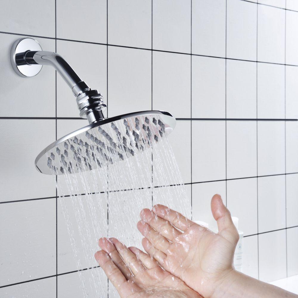 Premium All-Metal Shower Head Swivel Adapter - 360° Adjustable Angle for Perfect Shower Position - Ideal for Bathroom Renovation & Handicap Accessibility