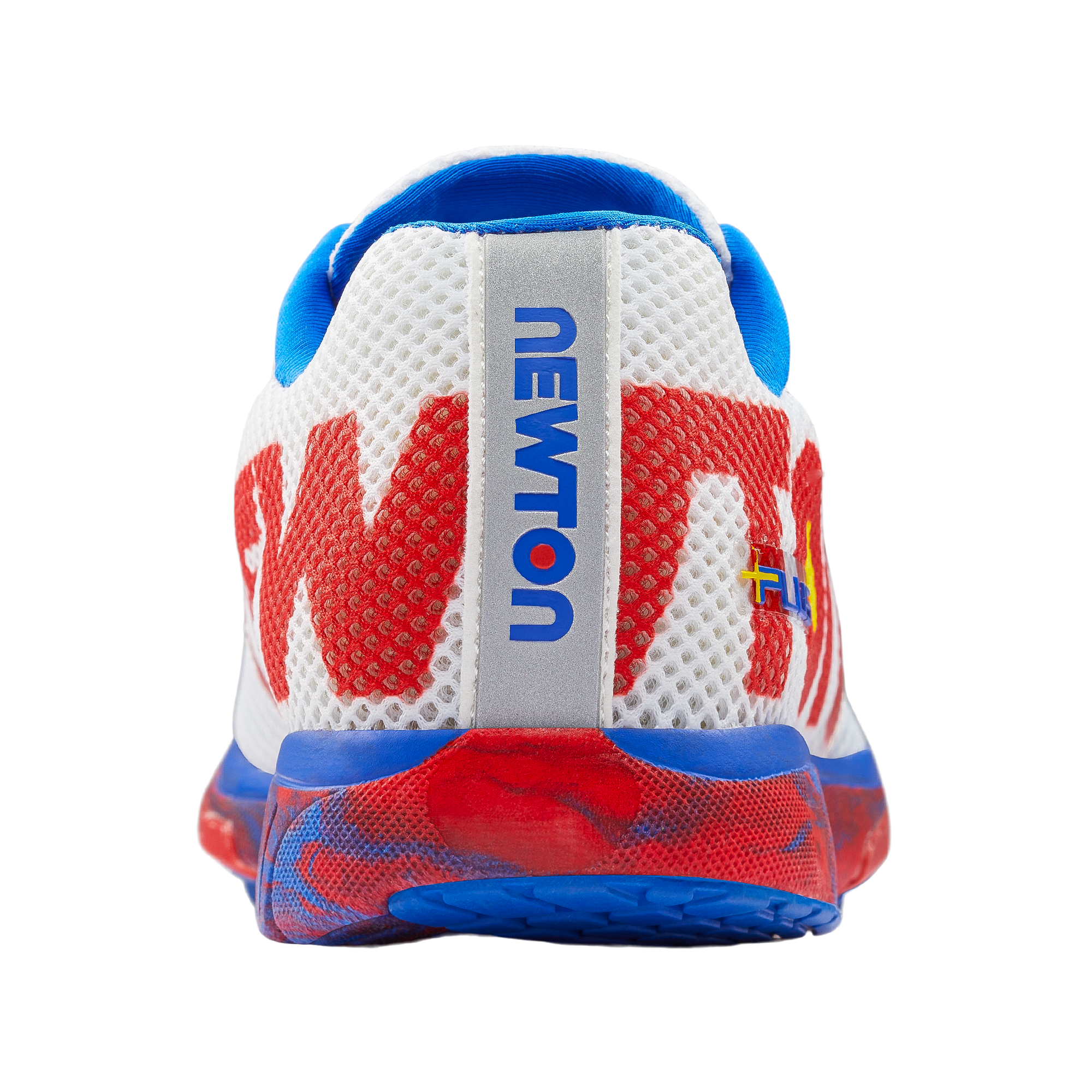 Newton Men's Distance Plus M000522 Running Shoes - White/Blue | Lightweight & Cushioned for Long-Distance Running, Jogging & Gym Workouts