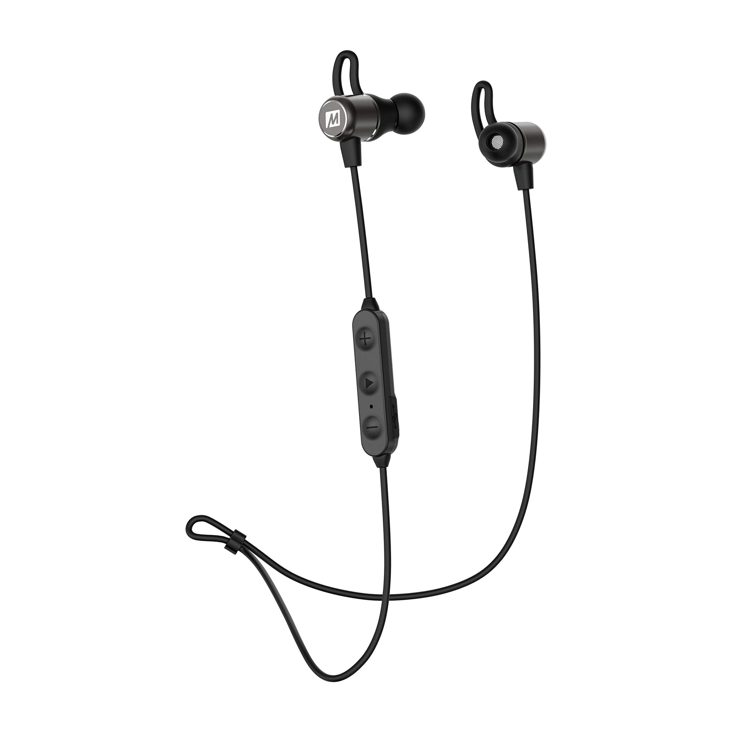 MEE Audio EB1 Bluetooth Wireless Earbuds with Adaptive Audio Enhancement - Perfect for Workouts, Commuting & Travel