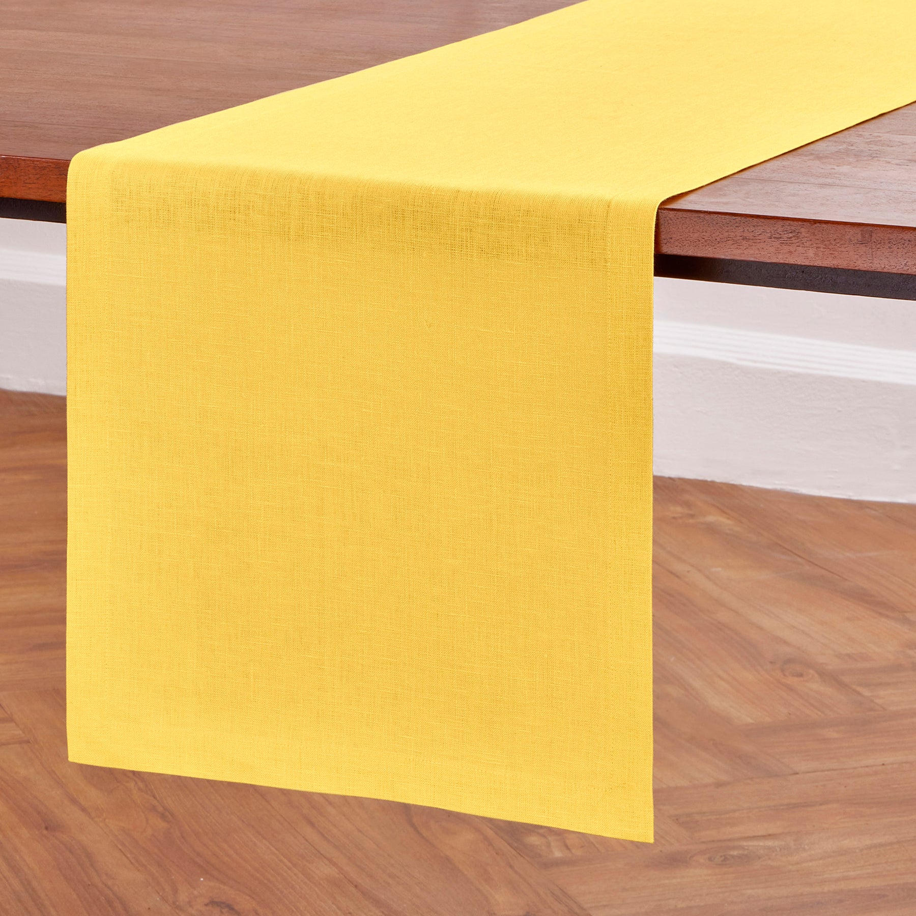 Elegant Diana Medium Weight Table Runner - Perfect for Dining Tables, Weddings, and Holiday Decor - 60-Inch Linen Table Runner for Stylish Home Decor