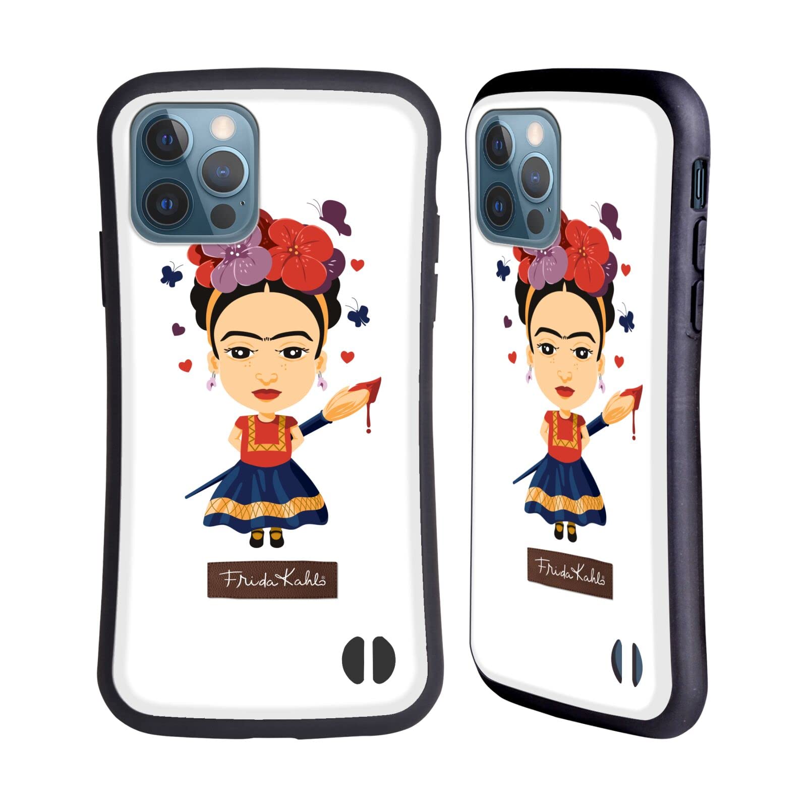 Officially Licensed Frida Kahlo iPhone 12 Case - Artistic Hybrid Protective Cover for iPhone 12 & 12 Pro - Perfect for Art Lovers & Unique Style Protection