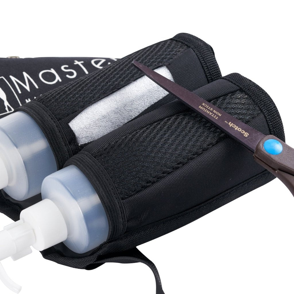 Professional Adjustable Massage Oil Holster Bag with Dual 8oz Refillable Pump Bottles - Perfect for Spa, Massage Therapy & Home Relaxation Use