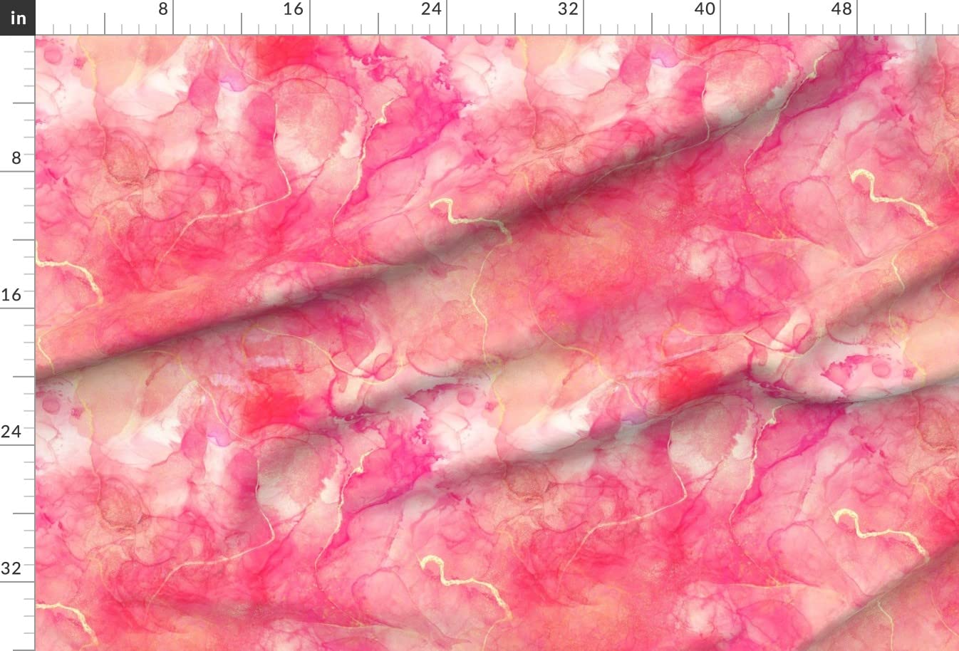 Rose Gold Pink Modern Abstract Feminine Printed Minky Fabric by The Yard - Soft Plush Fabric for Sewing Baby Blankets, Quilt Backing & DIY Plush Toys - Perfect for Nursery Decor, Gift Making & Craft Projects