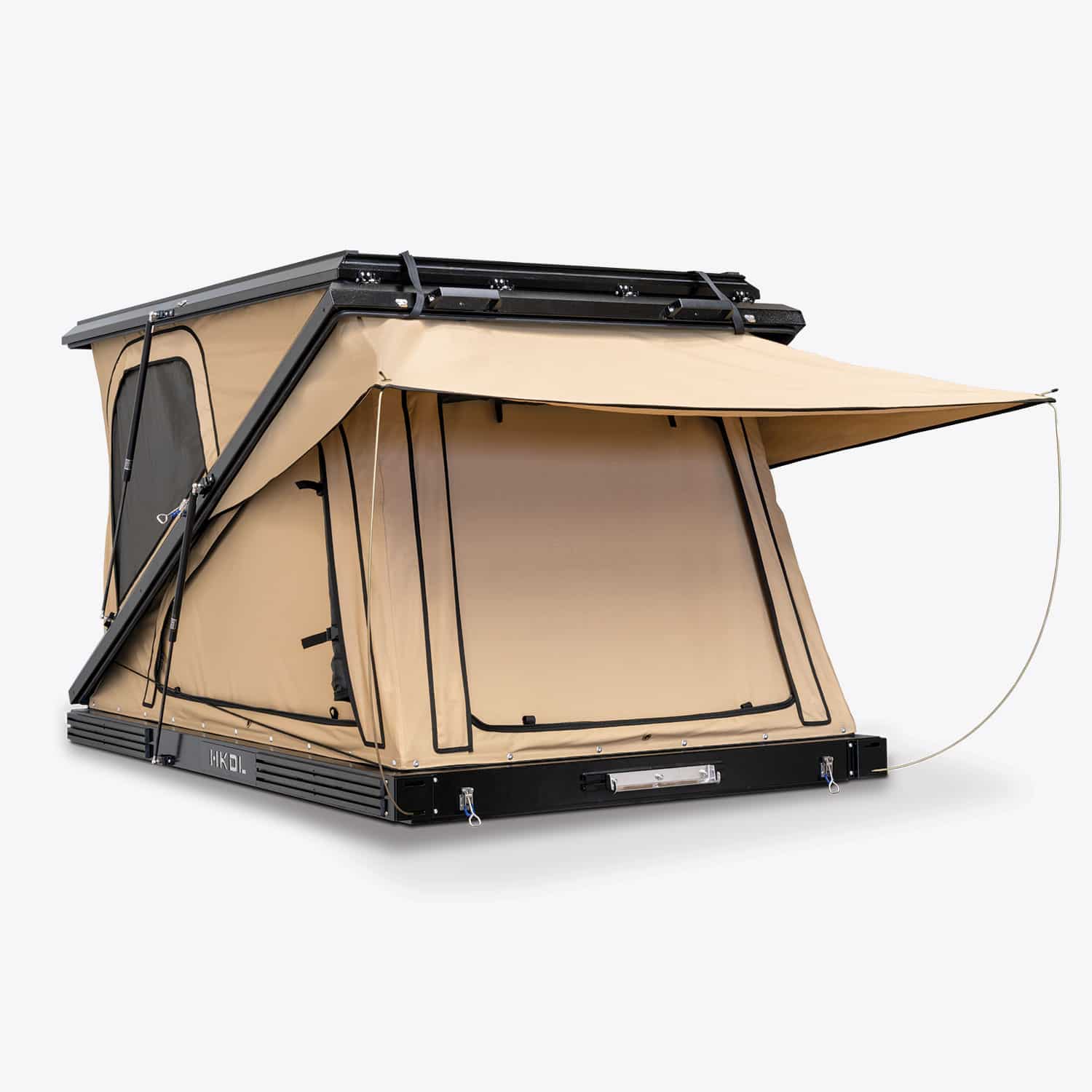 Hard Shell Roof Top Tent - Dual Lift, Double Bed for Camping & Outdoor Adventures | Waterproof & Durable Rooftop Tent for Trucks & SUVs
