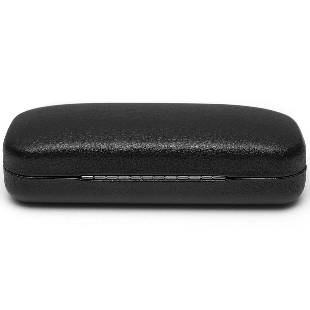 Premium Large Faux Leather Eyewear Case - Hard Shell Glasses & Sunglasses Storage Holder for Men & Women | Travel, Home, Office Organization Accessory