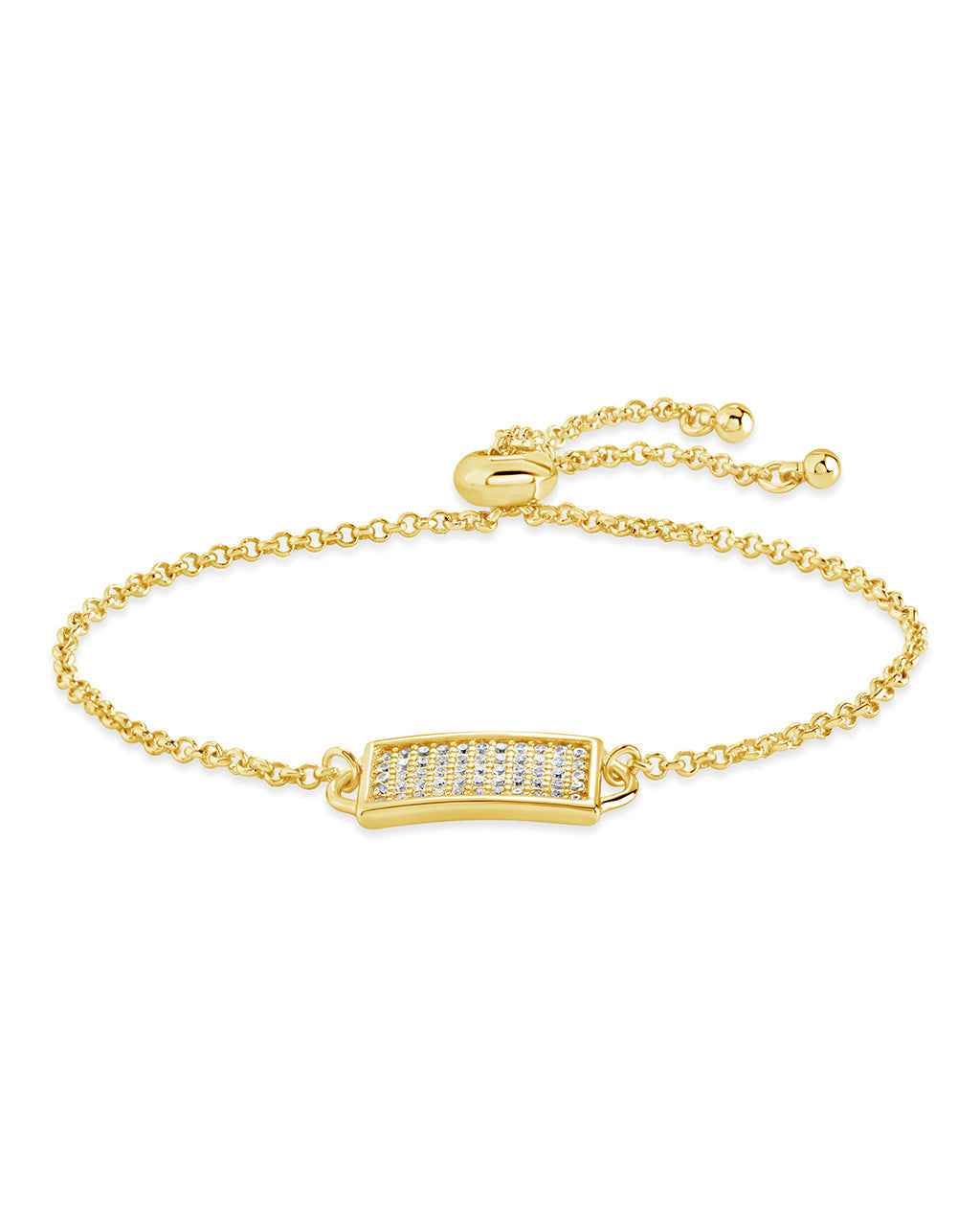 Jayne CZ Bolo Bracelet for Women - Elegant Cubic Zirconia Adjustable Bangle - Perfect for Parties, Weddings & Everyday Wear