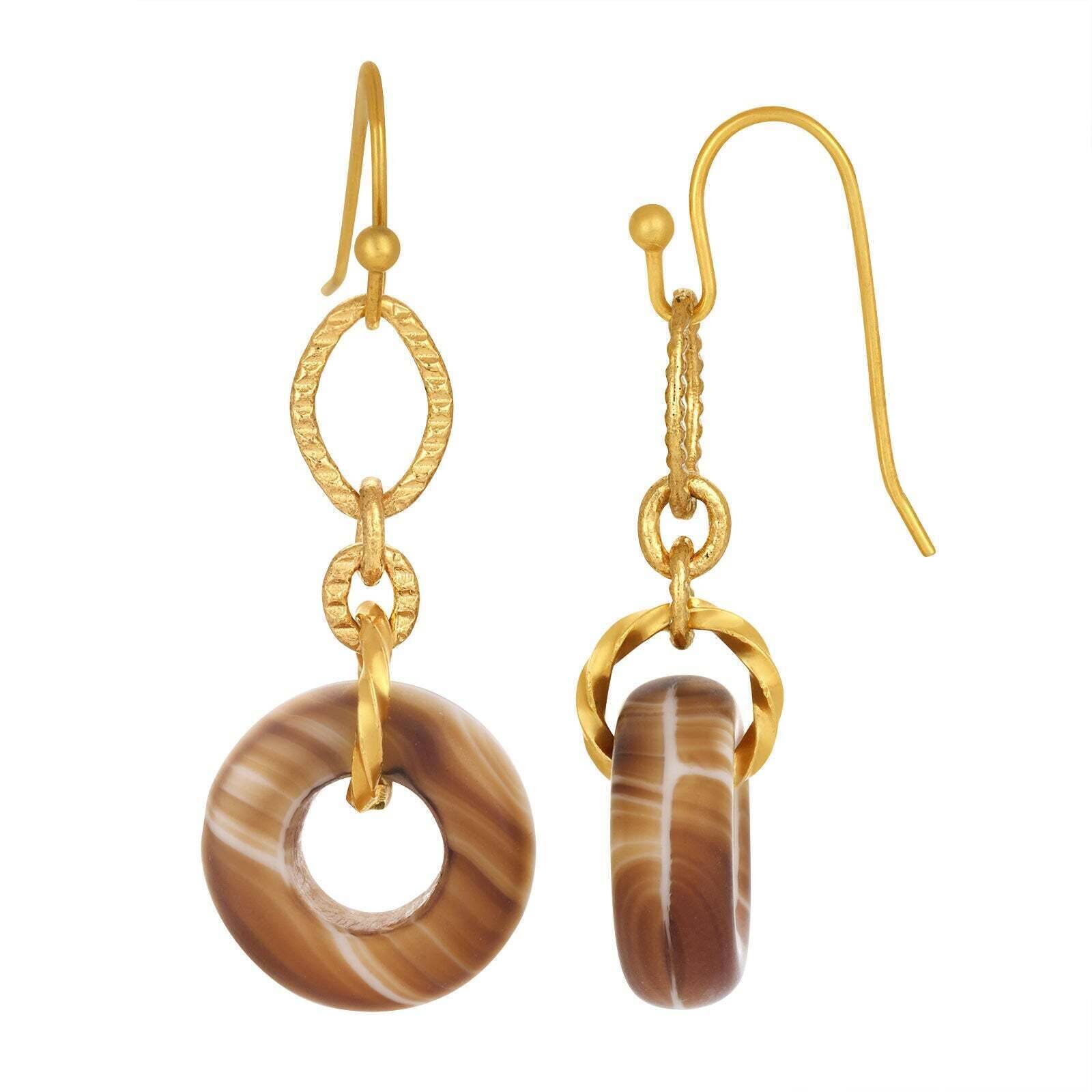 1928 Vintage Glass Bead Link Fish Hook Earrings - Elegant Dangle Earrings for Women, Perfect for Parties, Weddings & Special Occasions