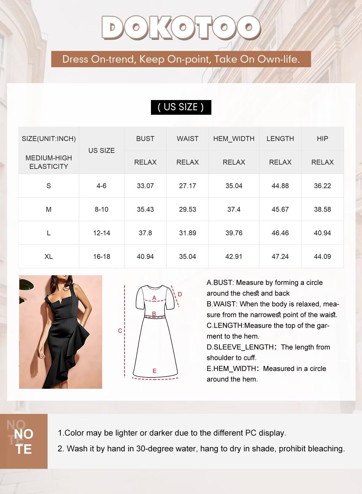 Dokotoo Women's Vintage Square Neck Sleeveless Midi Dress with Ruffles - Elegant Party, Wedding Guest, and Special Occasion Dress for Women