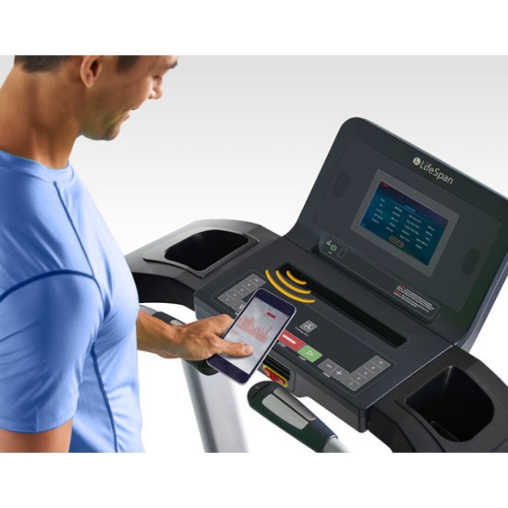 LifeSpan Fitness TR3000i Folding Treadmill - Compact Home Gym Equipment for Running & Walking | Perfect for Small Spaces & Home Workouts