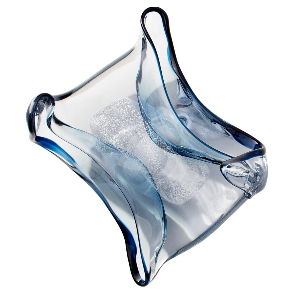 Cyan Design 11249 Oppulence Sculpture in Blue - Elegant Home Decor for Living Room, Office & Gifts