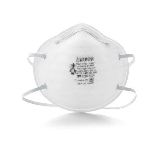 3M 8200 N95 Particulate Respirator Mask - Box of 20, NIOSH Certified for Dust, Pollen & Airborne Particles - Ideal for Construction, Woodworking & Home Improvement Projects