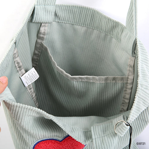 BT21 Mini Boucle Eco-Friendly Tote Bag - Mang (Cute & Sustainable Shopping Bag for Groceries, Beach, Work & Daily Use)