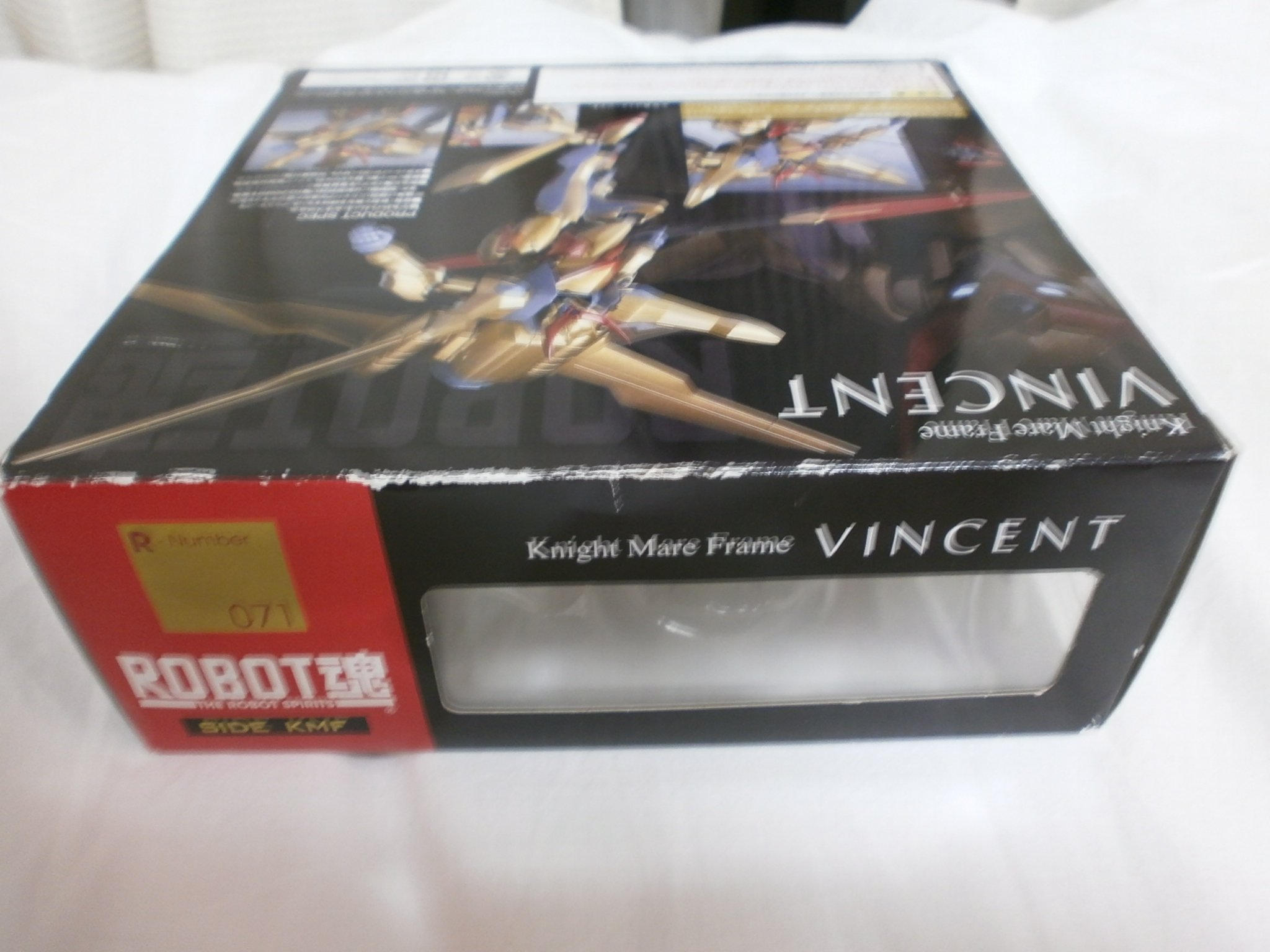 Bandai Tamashii Nations #71 Vincent Early Production Type Code Geass Robot Spirits Action Figure - Anime Collectible for Fans & Display Scenes