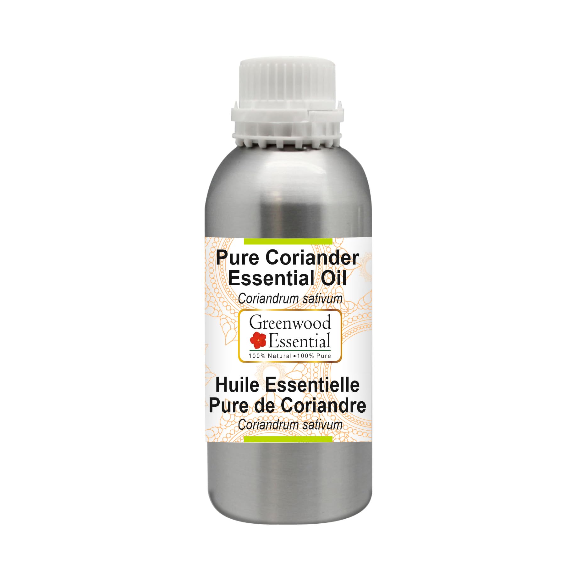Pure Coriander Essential Oil (Coriandrum sativum) 300ml (10 oz) - 100% Natural Aromatherapy Oil for Relaxation, Massage & DIY Skincare