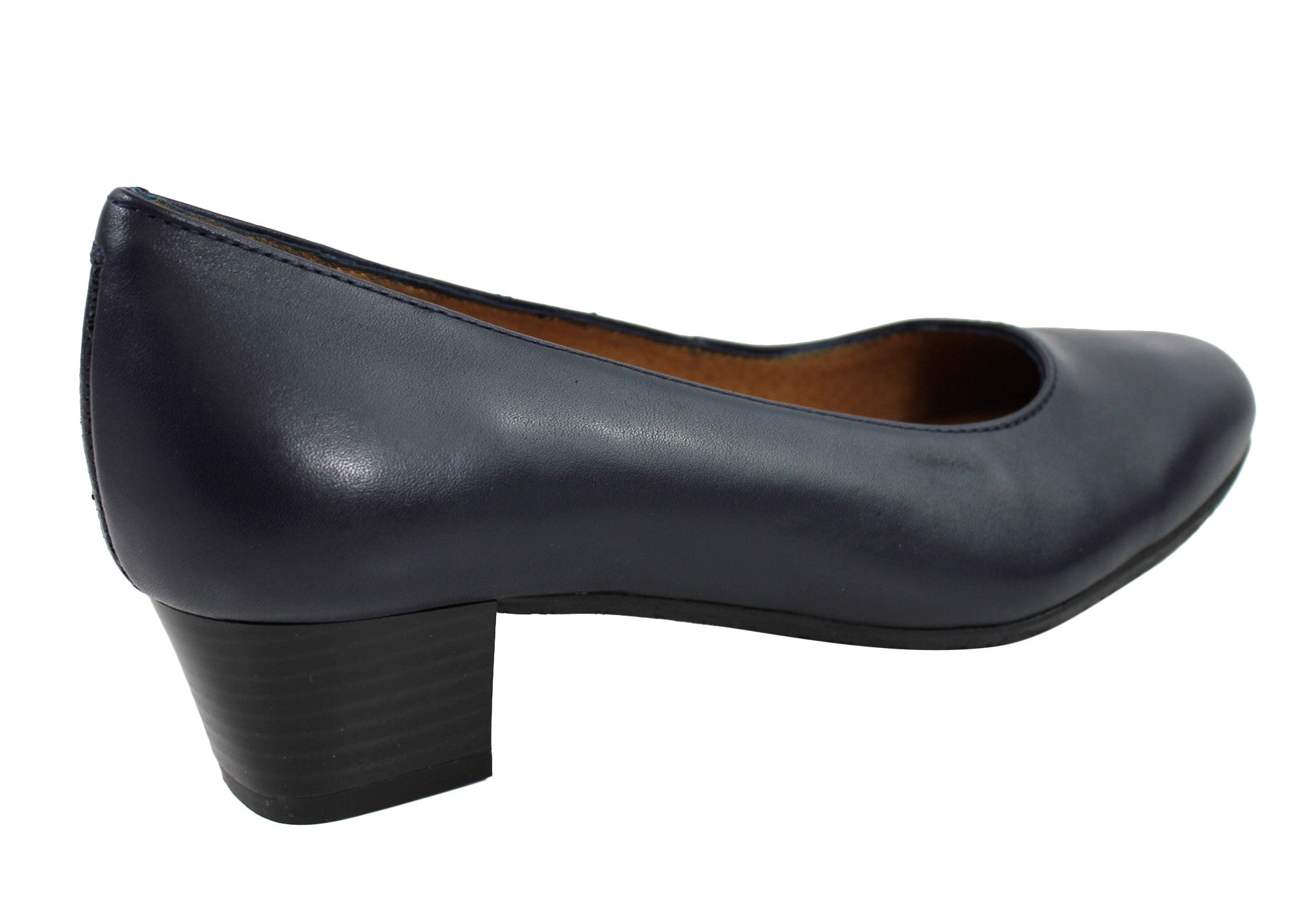 Women's Classic Leather Court Shoes for Aerobics & Hostess - 35 Size - Handmade in Portugal - Perfect for Dance, Work & Formal Events