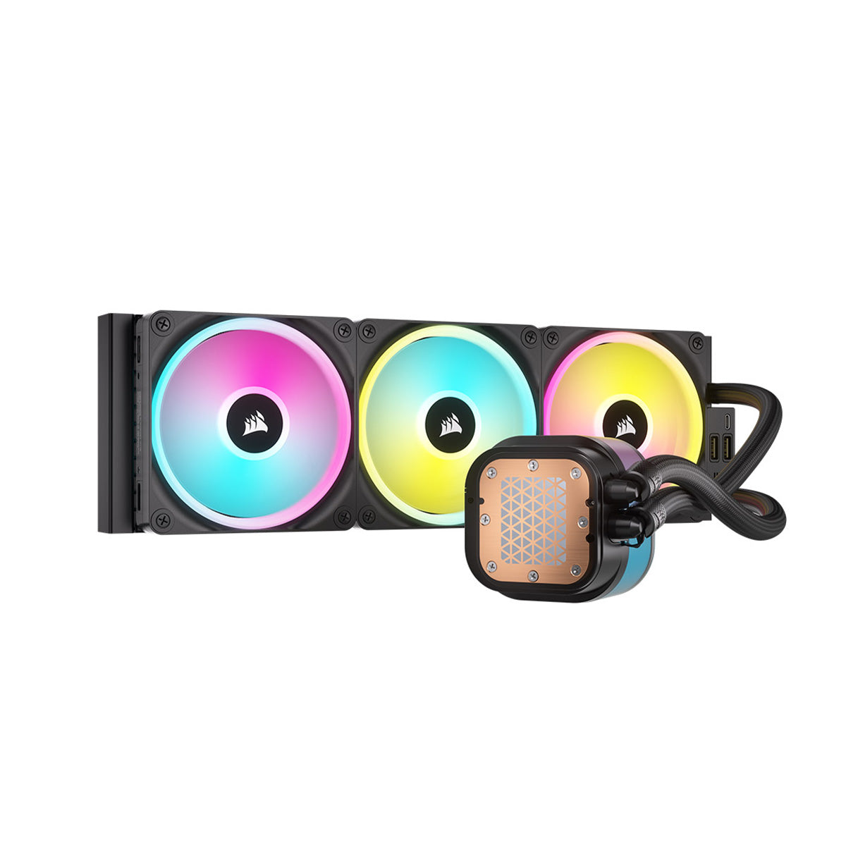 Corsair iCUE LINK H150i RGB 360mm AIO Liquid CPU Cooler - High Performance Water Cooling System for Gaming PCs and Workstations - Perfect for Overclocking and Silent Operation