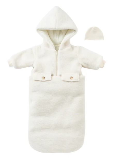 KIPP Bunting Bag with Hat for Babies 3-6 Months - Soft Swaddle Blanket & Newborn Photo Prop for Nursery, Baby Shower Gifts