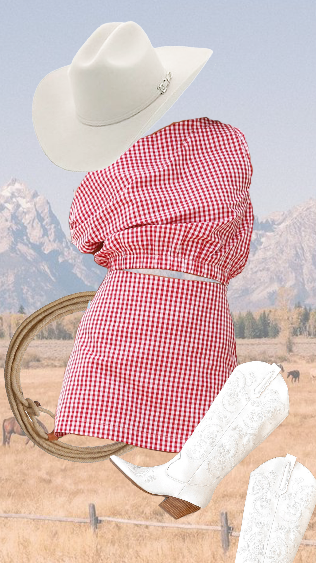 Stylish Red Gingham Jeane Top for Women | Trendy Summer Blouse | Perfect for Casual Outings, Beach Vacations & Date Nights