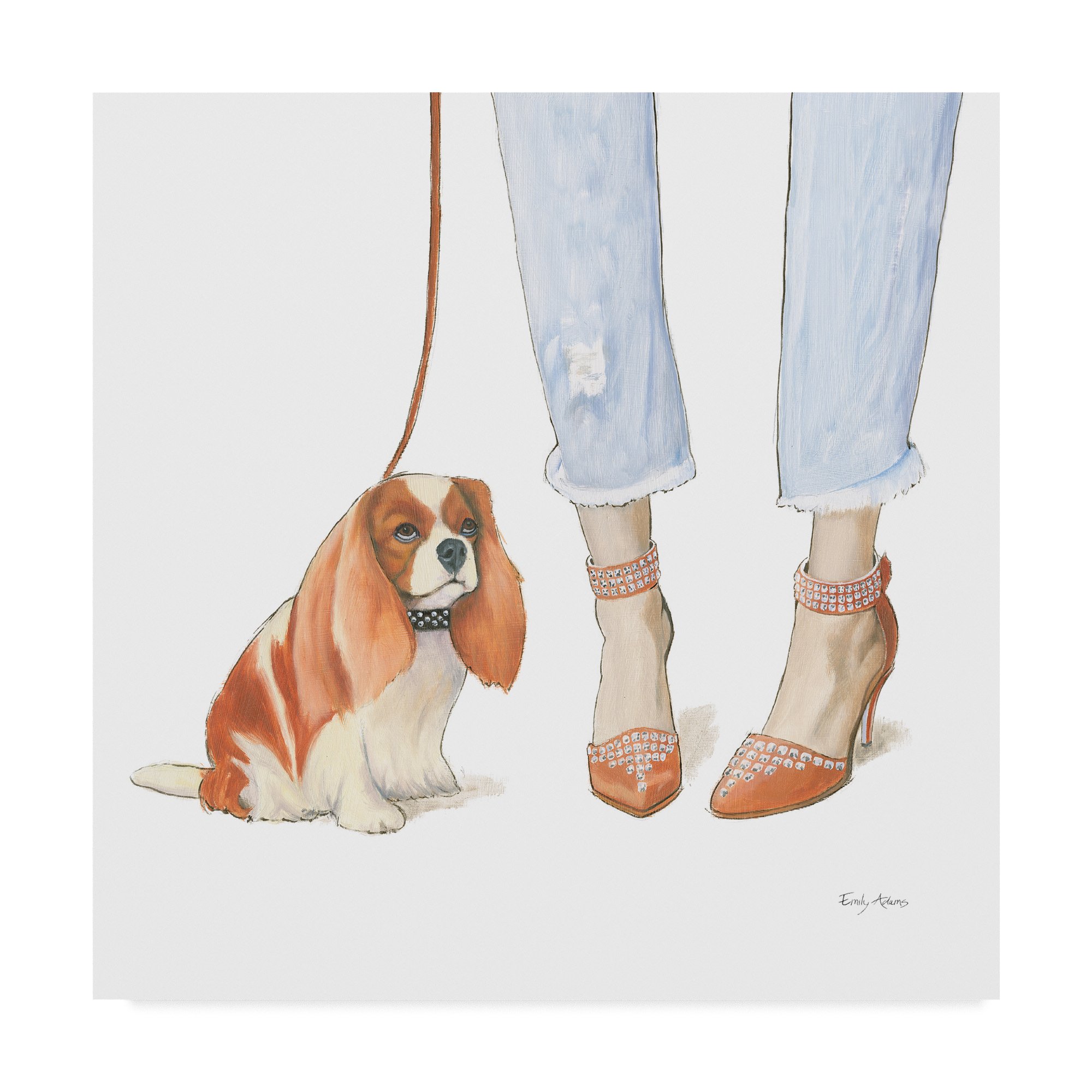 Trademark Fine Art Emily Adams Multicolor Canvas Wall Art - Perfect for Living Room, Bedroom & Office Decor