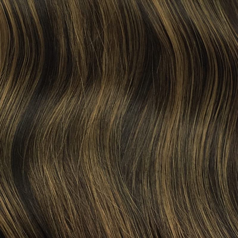 #1B/6/1B Balayage Natural Black to Chestnut Brown