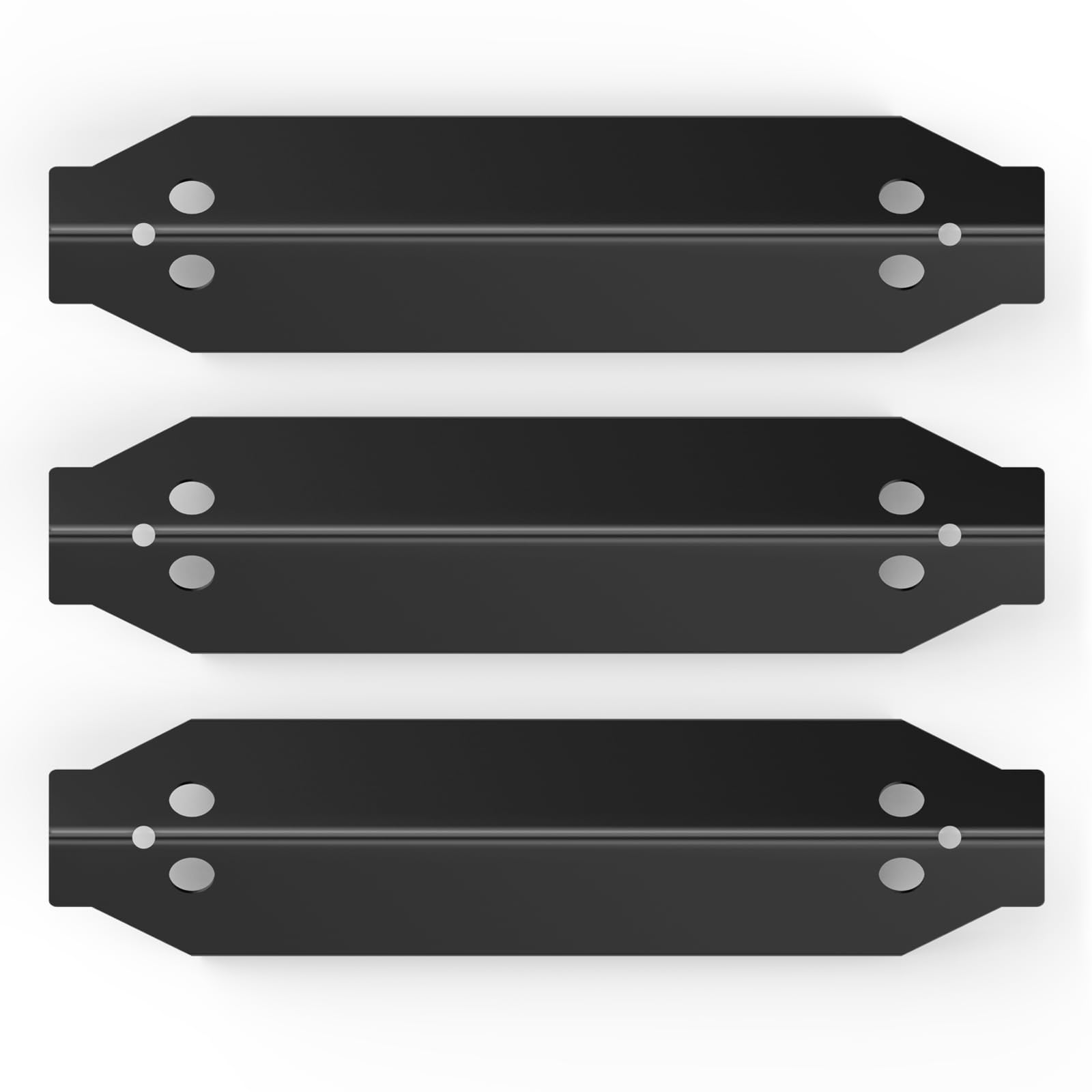 Dyna-Glo 3 Burner Gas Grill Replacement Heat Plates - Porcelain Steel Heat Tents for DGC310CNP-D, DGC310RNP-D, DGC310BNP-D Models (3 Pack) - Perfect for BBQ Grilling, Backyard Cookouts & Outdoor Cooking
