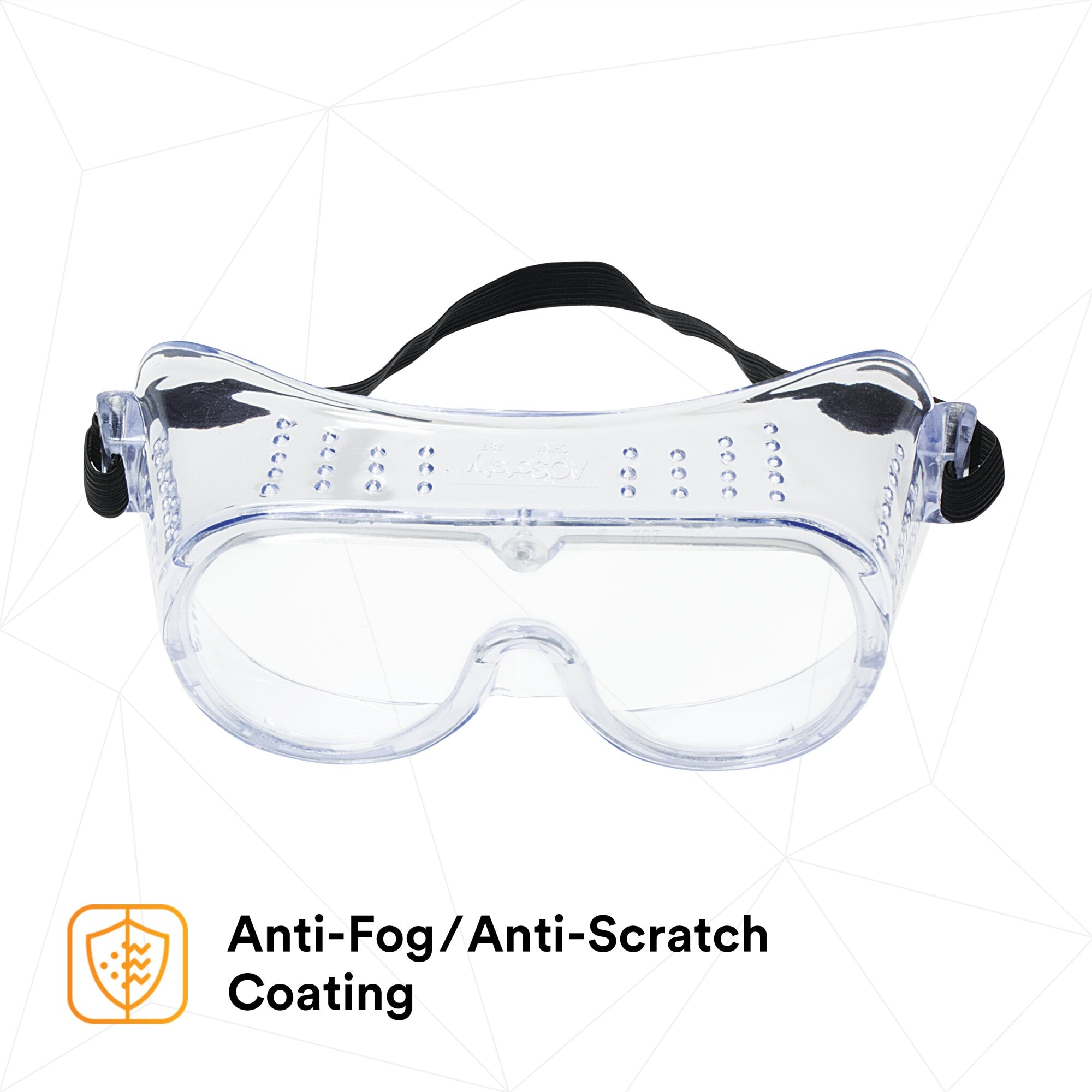 3M 332 Impact Safety Goggles - Anti-Fog, Clear Lens - ANSI Z87.1 Certified for Eye Protection - Ideal for Construction, Woodworking & Lab Work
