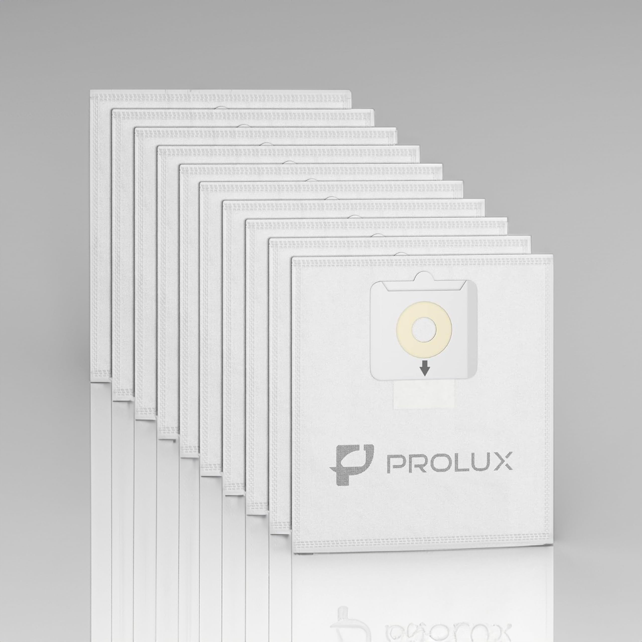 GV Genuine 10 Pack Replacement Bags for Prolux Tritan Vacuum Cleaner - HEPA Filter Bags with Extra Large Dirt Capacity | Perfect for Home, Office & Pet Hair Cleaning
