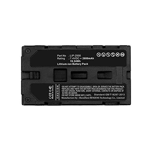 Synergy Digital High Capacity Li-ion Battery for Epson TMP80 Mobile Printer - 7.4V 2600mAh Replacement for Epson C32C831091, LIP-2500, NP-500, NP-500H - Perfect for Retail, Warehouse & On-the-Go Printing