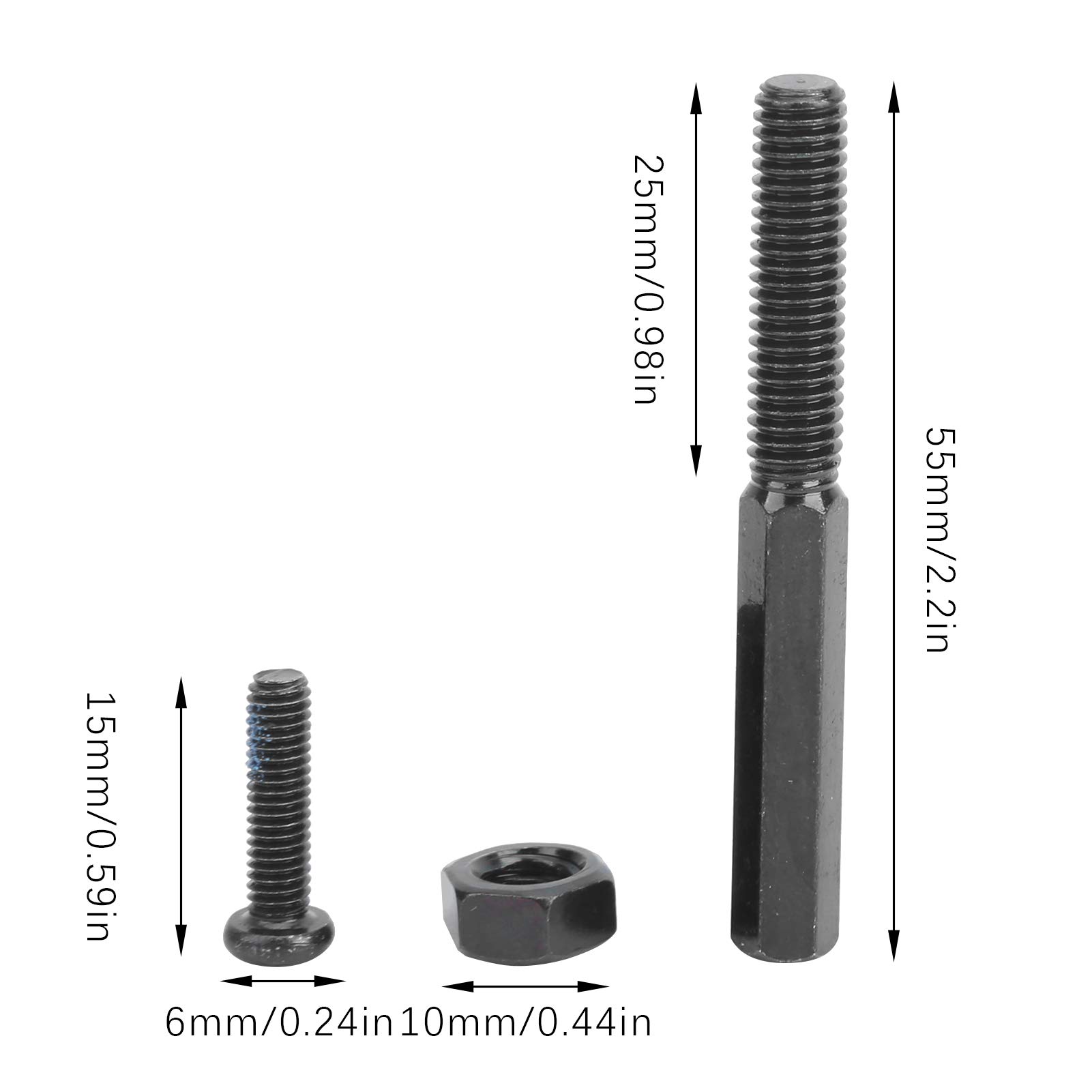 **VGEBY Carbon Steel Locking Screw Kit for Electric Scooters - Replacement Folding Pull Rod Screws & Shaft Hardware (Perfect for Repairing and Maintaining Xiaomi, Segway, and Razor Scooters)**