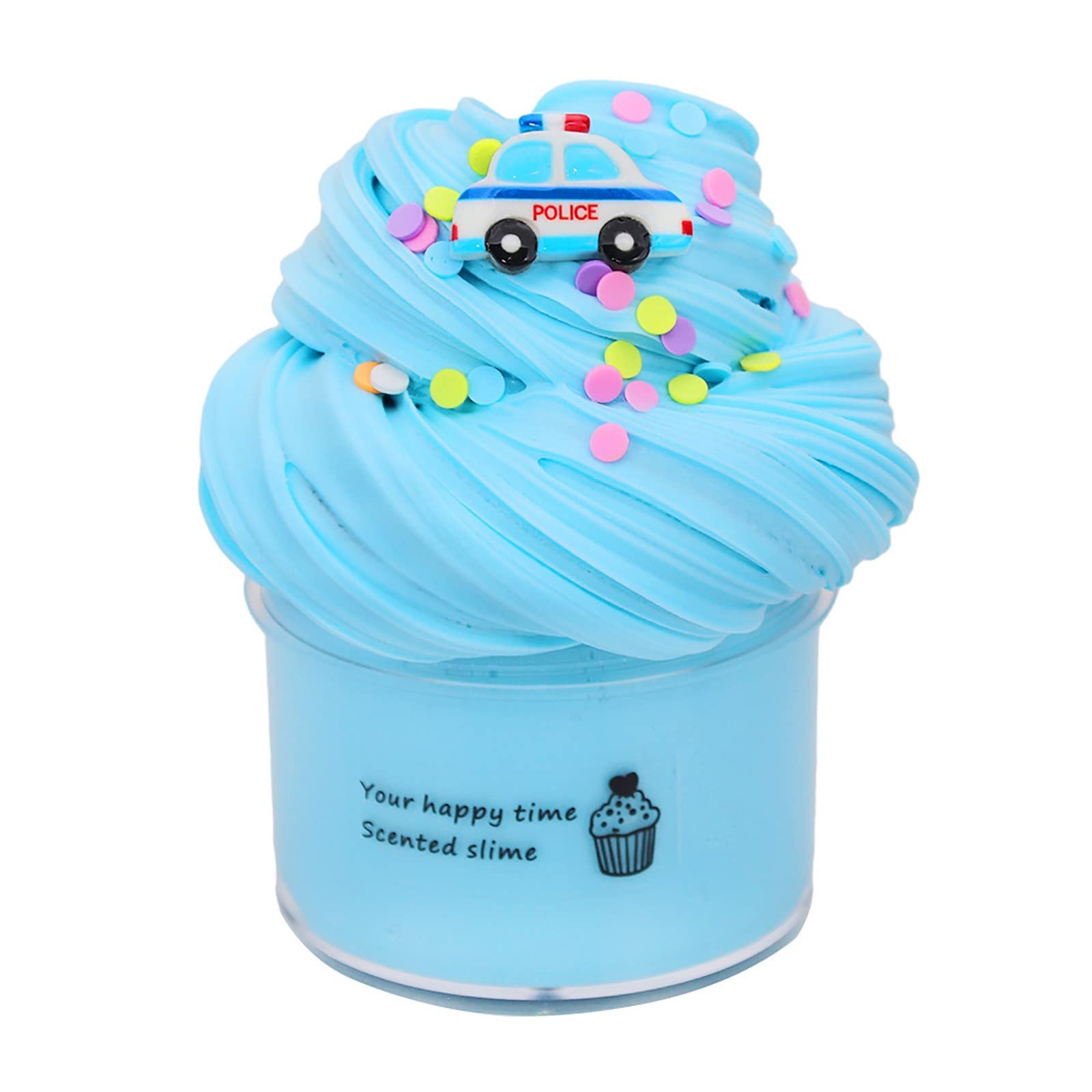 **Nebwe Stress Relief Toys - 70ml Butter Slime & Cloud Slime Kit with Charms - Fidget Sensory Toys for Kids & Adults - Fun Popper for Anxiety Relief - Best Gift for Girls 6+ (Great for Playtime, Classroom, Travel & Relaxation)**