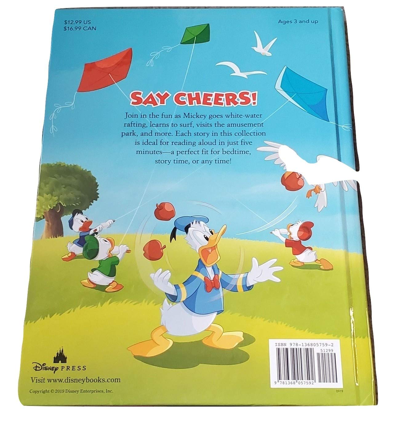 Disney Mickey Mouse 5-Minute Bedtime Stories for Kids - Perfect for Nighttime Reading and Family Bonding