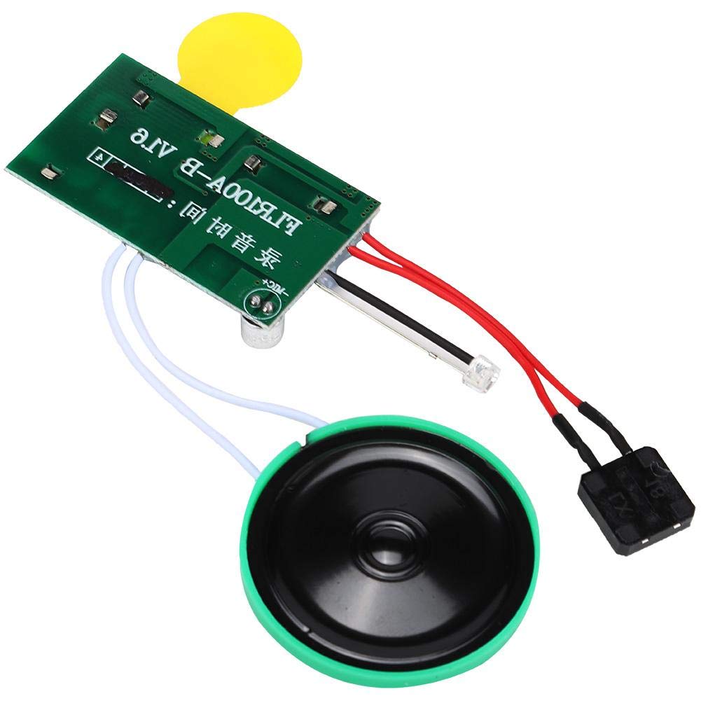 DIY Audio Sound Module for Greeting Cards - Speech Recording Playback with Microphone & Battery Speakers - Perfect for Christmas Cards, Birthday Gifts & Special Occasions (Play it Again)