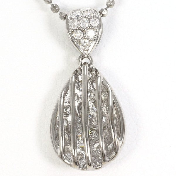 18K White Gold Black Diamond Necklace for Women - Elegant Dainty Pendant Jewelry Gift for Anniversary, Valentine's Day & Special Occasions