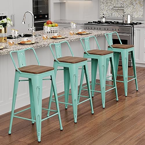 Distressed Blue Non Swivel