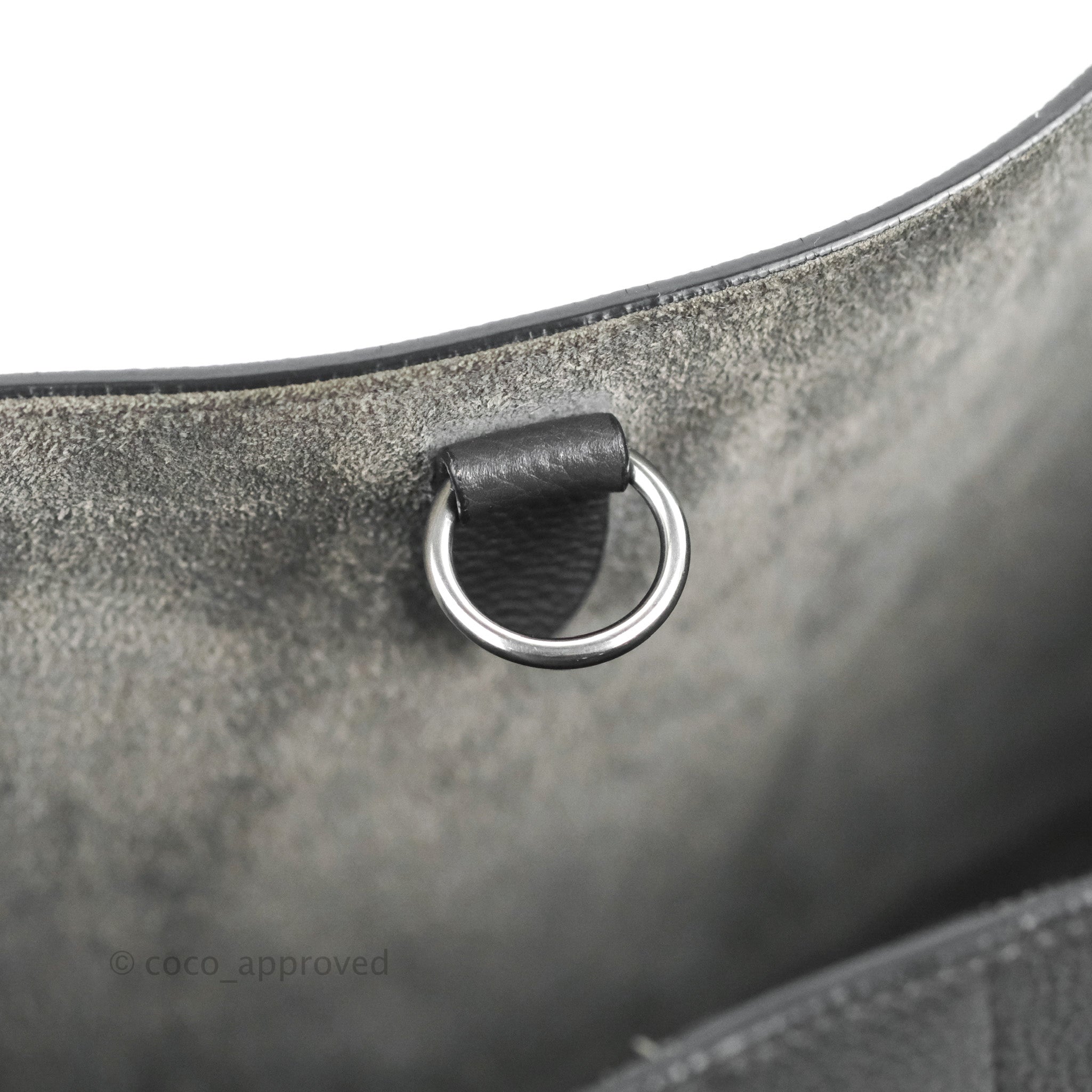 Celine Sangle Bucket Bag in Grained Calfskin - Premium Grey Leather Handbag for Women | Perfect for Work, Travel & Everyday Use