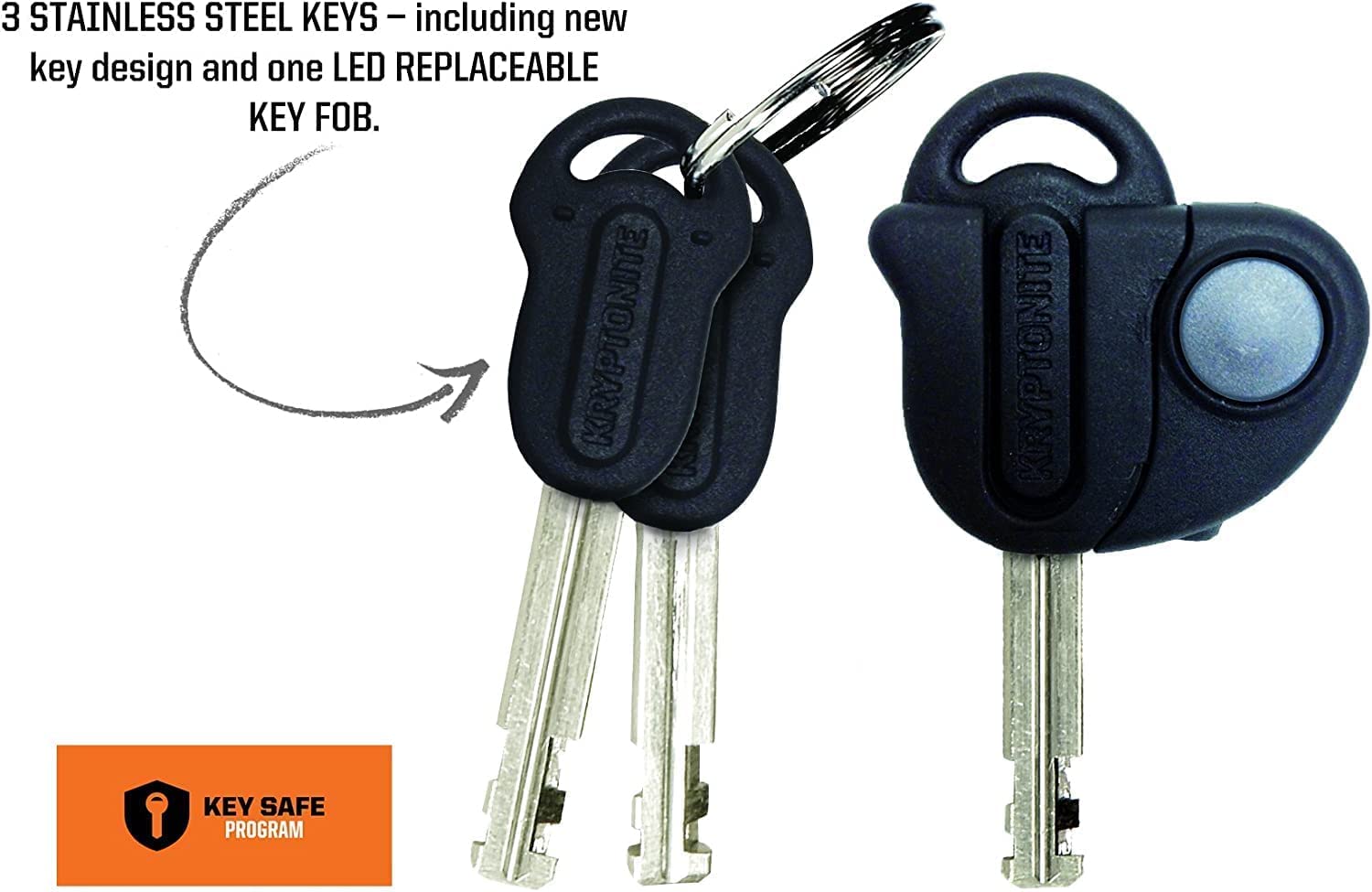 Kryptonite New York 1210 Heavy Duty Bike Chain Lock with 7ft KryptoFlex Security Cable - Ultimate Bicycle Theft Protection for Urban Commuters & Outdoor Cycling
