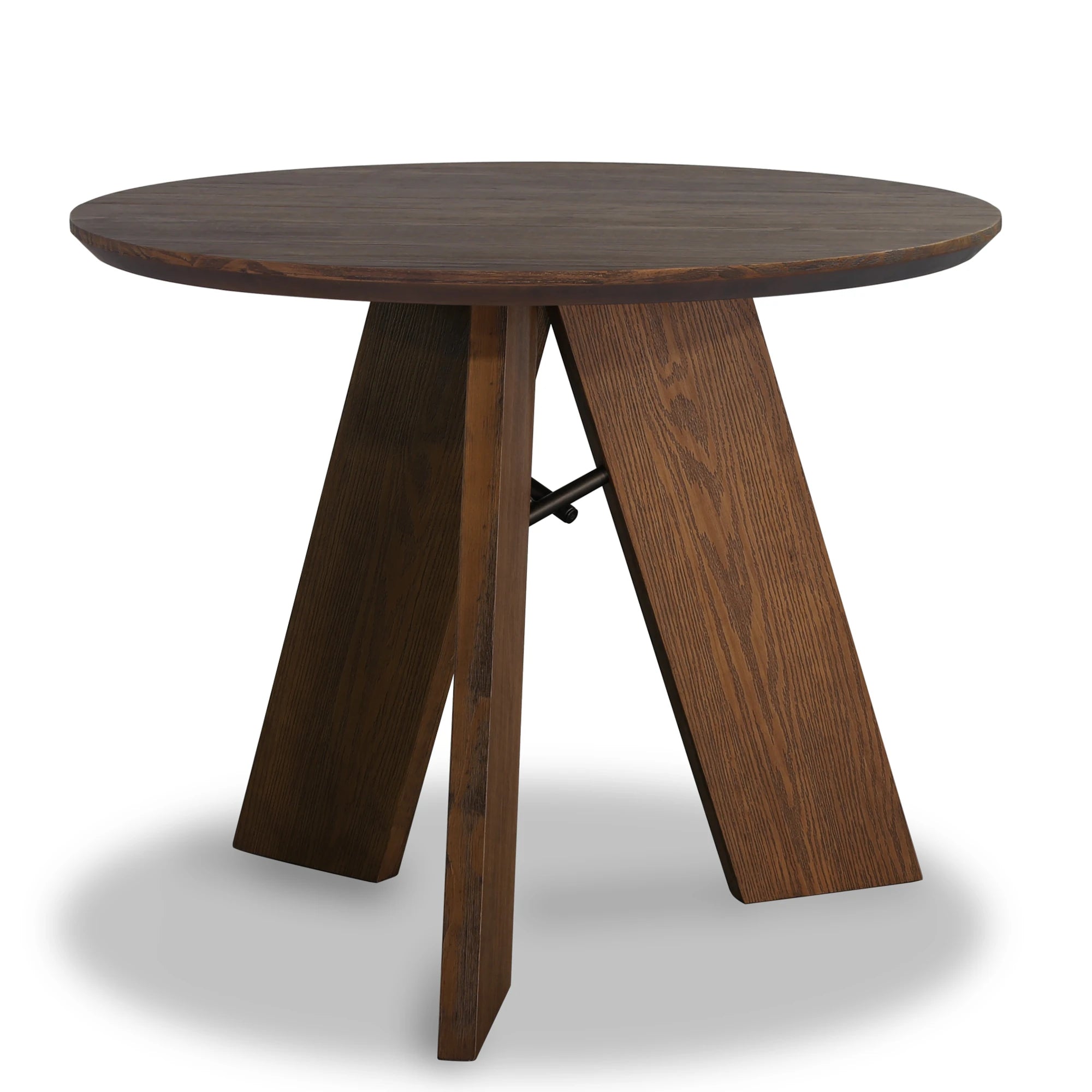 Stylish Cascais Round Dining Table - Modern Wooden Kitchen Table for 4-6 People | Perfect for Small Spaces, Breakfast Nooks & Cozy Family Meals