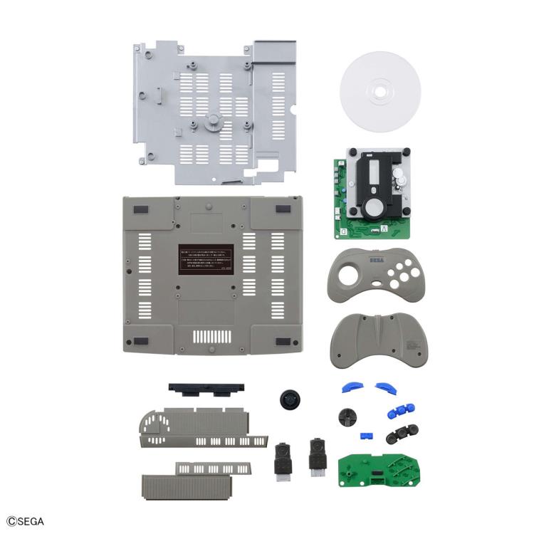 Bandai Best Hit Chronicle 2/5 Sega Saturn Model Kit - Collectible Retro Gaming Display for Gamers & Anime Fans - Perfect for Home Decoration, Gaming Room, and Nostalgic Gift Ideas