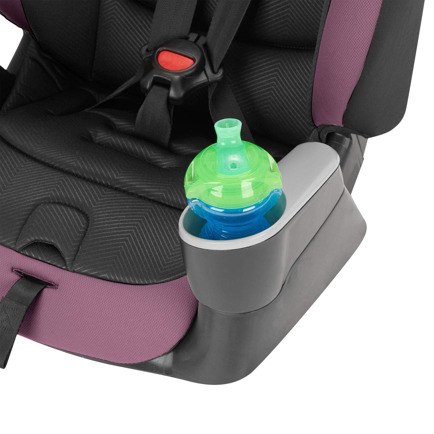 Evenflo Maestro Sport Convertible Booster Car Seat - High Back 5-Point Harness for Kids 2-8 Years | Forward Facing Safety Seat | Whitney Pink | Ideal for Road Trips & Daily Commutes