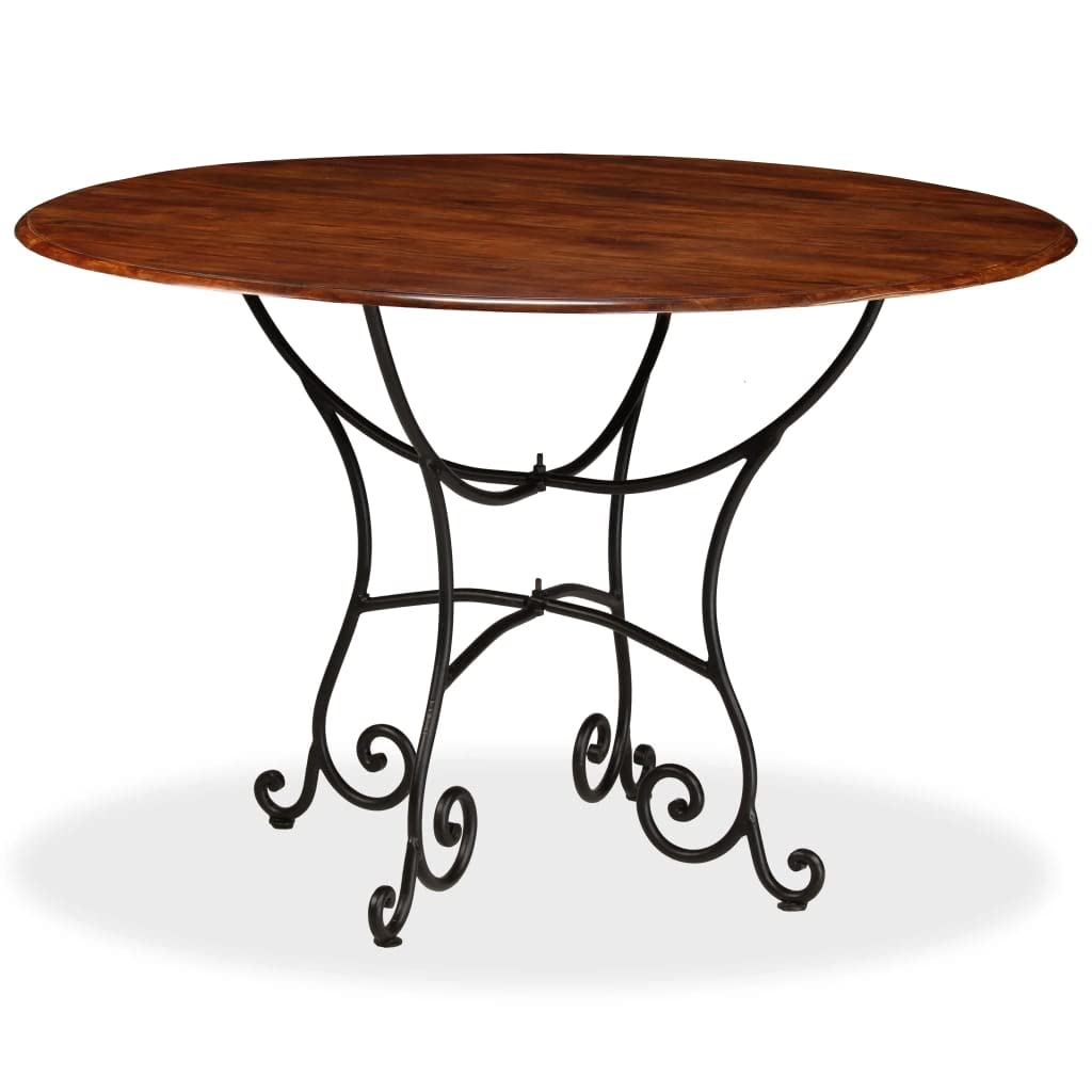 Solid Acacia Wood Outdoor Patio Dining Table 47.2
