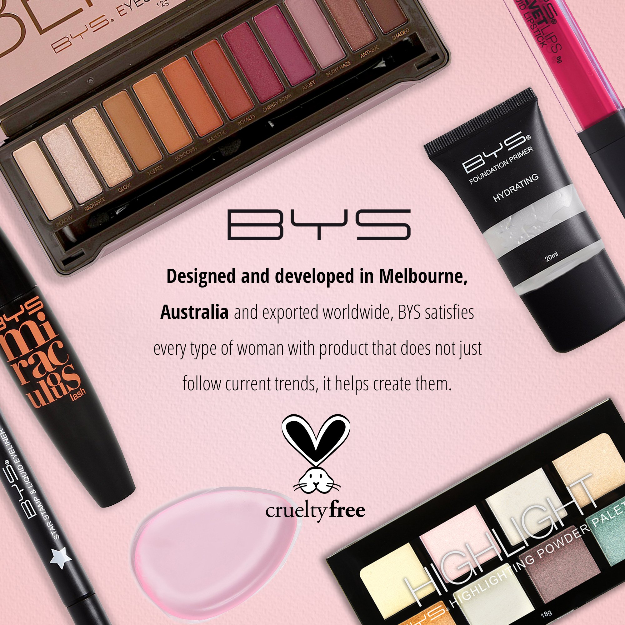 BYS Glitter Face and Body Kit with Primer - Fuchsia Pink | Shimmer Makeup Set for Festivals, Parties & Cosplay | Vegan & Cruelty-Free Glitter Makeup Essentials