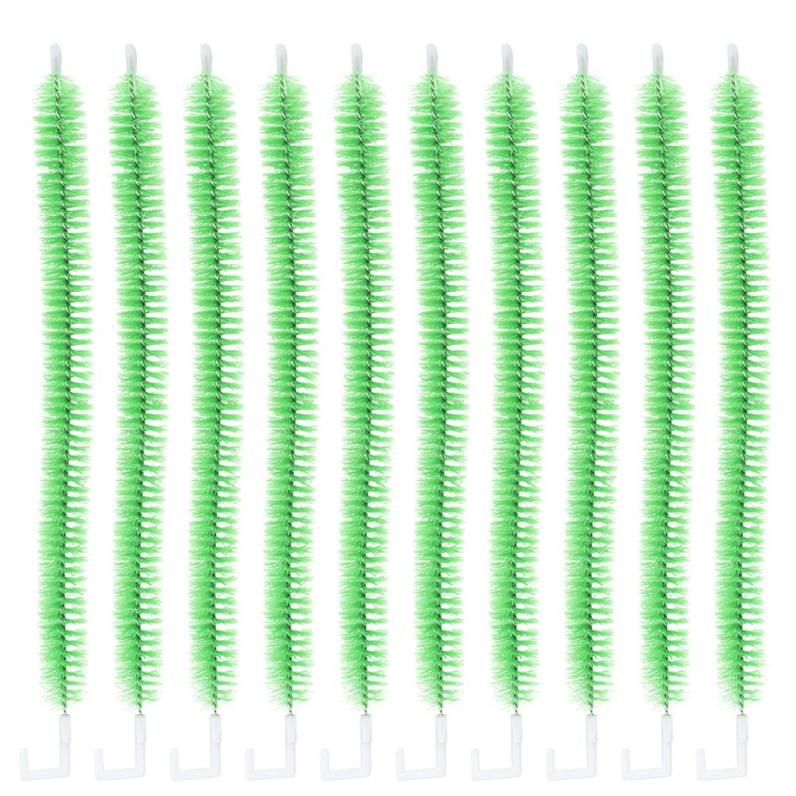 **10PCS Aquarium Cleaning Brushes Set - Fish Tank Tube Scrubber, Algae Scraper, Filter Spiral Brush for Home, Kitchen, Glasses & Straw Cleaning - Perfect for Aquarium Maintenance & Household Use**